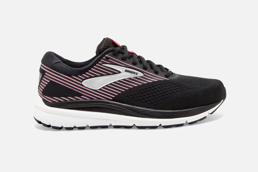 Brooks Women's Addiction 14 Road Running Shoes Black/Hot Pink/Silver ( VOXEN2015 )